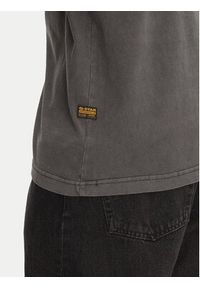 G-Star RAW - G-Star Raw T-Shirt Overdyed D24780-C756 Czarny Boxy Fit. Kolor: czarny. Materiał: bawełna