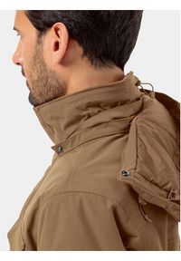 Jack Wolfskin Parka Glacier Canyon 1107674 Brązowy Regular Fit. Kolor: brązowy. Materiał: syntetyk #2