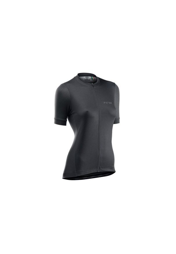 Koszulka rowerowa damska NORTHWAVE ACTIVE WMN Jersey czarna. Kolor: czarny. Materiał: jersey. Sport: kolarstwo