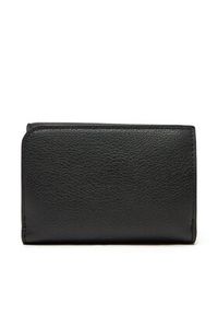 TOMMY HILFIGER - Tommy Hilfiger Portfel damski Logotape Trifold AW0AW17477 Czarny. Kolor: czarny. Materiał: skóra