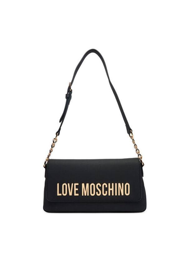 Love Moschino - LOVE MOSCHINO Torebka JC4109PP1OKD0000 Czarny. Kolor: czarny. Materiał: skórzane