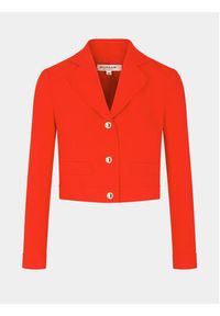 Morgan Marynarka 241-VELOLA Pomarańczowy Regular Fit. Kolor: pomarańczowy. Materiał: syntetyk #4