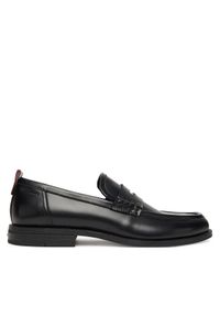 Hugo - HUGO Półbuty Varian 50548591 Czarny. Kolor: czarny. Materiał: skóra