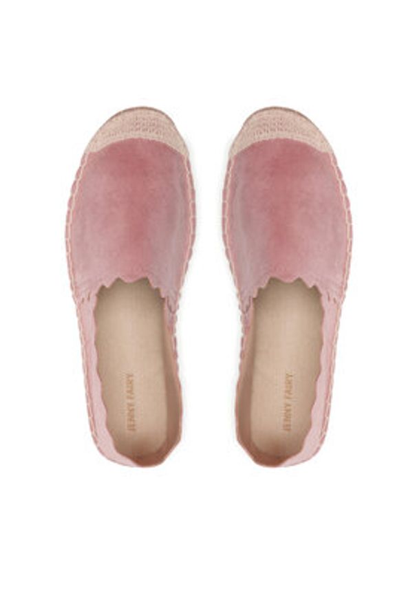 Jenny Fairy Espadryle HZF065-01 Różowy. Kolor: różowy. Materiał: materiał