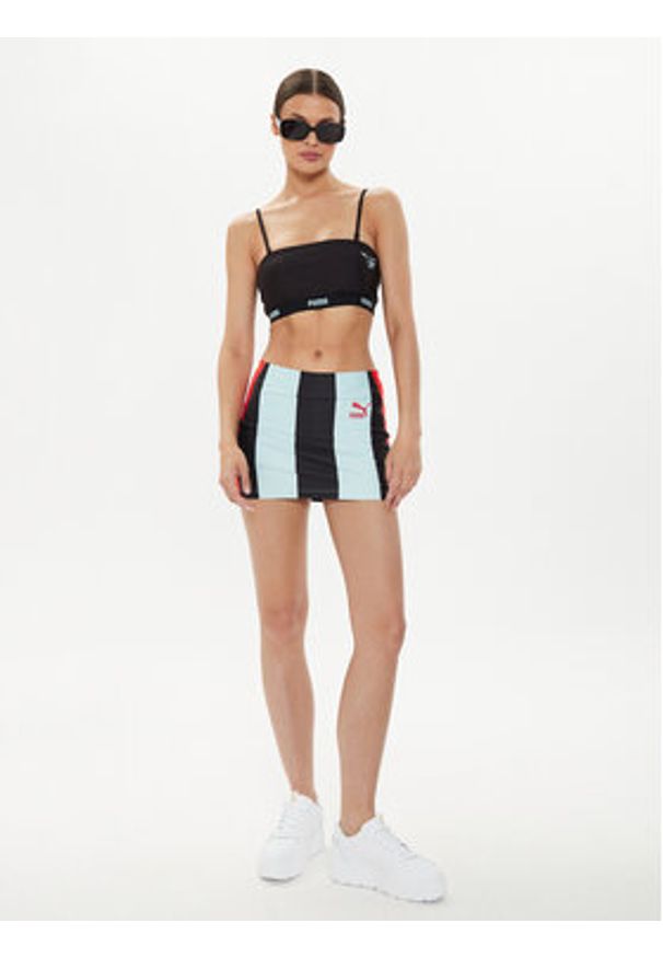 Puma Spódnica mini DUA LIPA 671256 Kolorowy Slim Fit. Materiał: syntetyk. Wzór: kolorowy