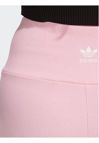 Adidas - adidas Szorty sportowe Adicolor Essentials Short Leggings HZ7259 Różowy. Kolor: różowy. Materiał: wiskoza