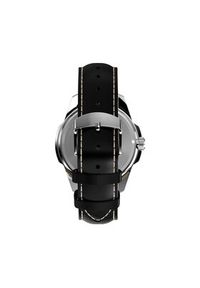 Timex Zegarek Essex TW2Y20600 Czarny. Kolor: czarny. Materiał: skóra #3