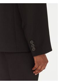 Weekend Max Mara Marynarka Ornati 2525046012 Czarny Slim Fit. Kolor: czarny. Materiał: wełna