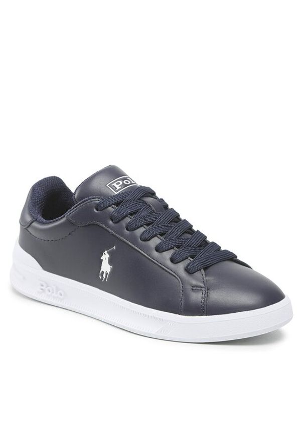 Polo Ralph Lauren Sneakersy Hrt Ct II 809845109008 Granatowy. Kolor: niebieski. Materiał: skóra