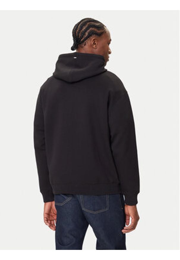 Hugo - HUGO Bluza Dargenhood 50542583 Czarny Relaxed Fit. Kolor: czarny. Materiał: bawełna