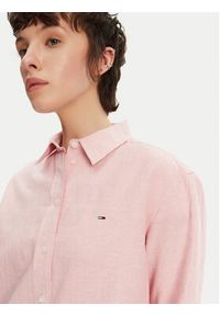 Tommy Jeans Koszula DW0DW20292 Różowy Relaxed Fit. Kolor: różowy. Materiał: bawełna #4