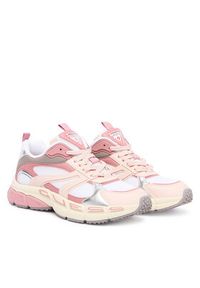 Guess Sneakersy FLFBVL ELE12 Różowy. Kolor: różowy. Materiał: materiał