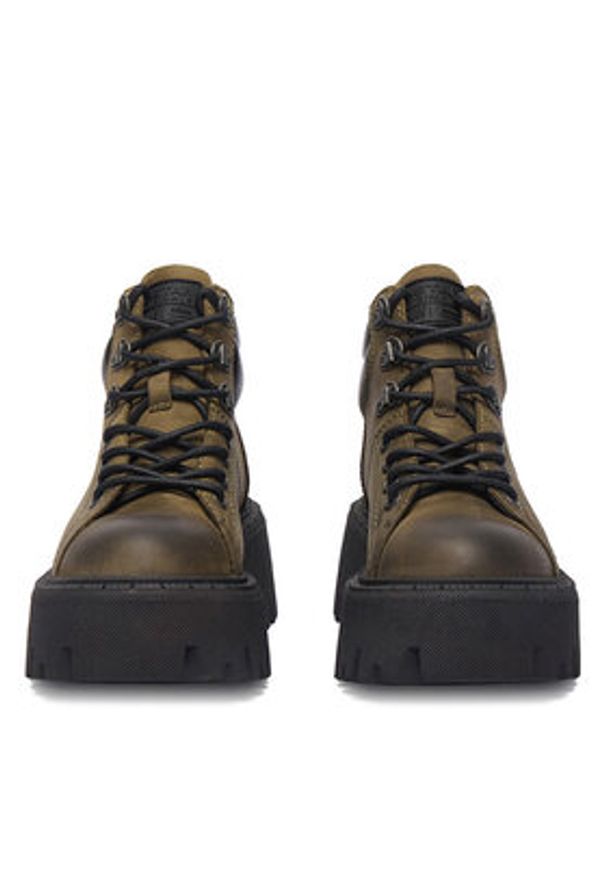 G-Star RAW - G-Star Raw Trapery CEO-WI34-MANYA-06 Khaki. Kolor: brązowy. Materiał: skóra, nubuk