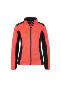 PEAK MOUNTAIN - Damska kurtka polarowa Peak Mountain Aviro. Kolor: pomarańczowy. Materiał: polar. Sezon: zima. Sport: narciarstwo #1