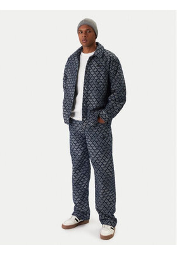 Adidas - adidas Koszula jeansowa Monogram KD0397 Niebieski Loose Fit. Kolor: niebieski. Materiał: bawełna