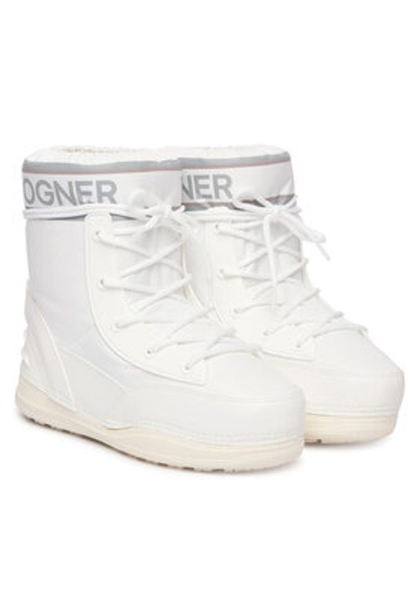 Bogner Śniegowce La Plagne 14 A 32547014 Biały. Kolor: biały. Materiał: skóra