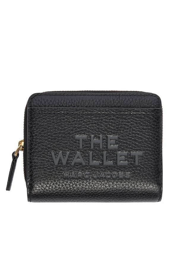 MARC JACOBS - Mały Portfel Damski Marc Jacobs. Kolor: czarny