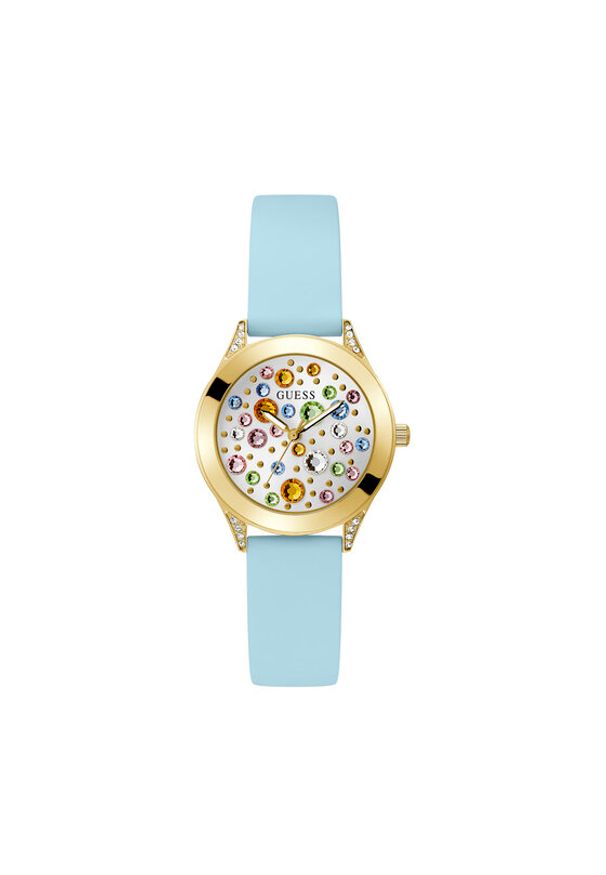 Guess Zegarek damski Mini Wonderlust GW0678L1 Złoty. Kolor: złoty