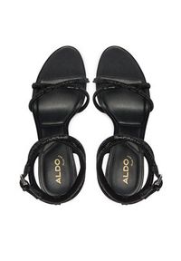 Aldo Sandały Manaelden 14011265 Czarny. Kolor: czarny. Materiał: materiał #4