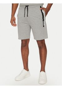 BOSS Szorty sportowe Authentic 50540630 Szary Regular Fit. Kolor: szary. Materiał: bawełna. Styl: sportowy