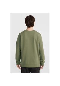 Bluza O'Neill Logo Crew Sweatshirt, Mężczyźni. Kolor: zielony. Materiał: materiał, bawełna