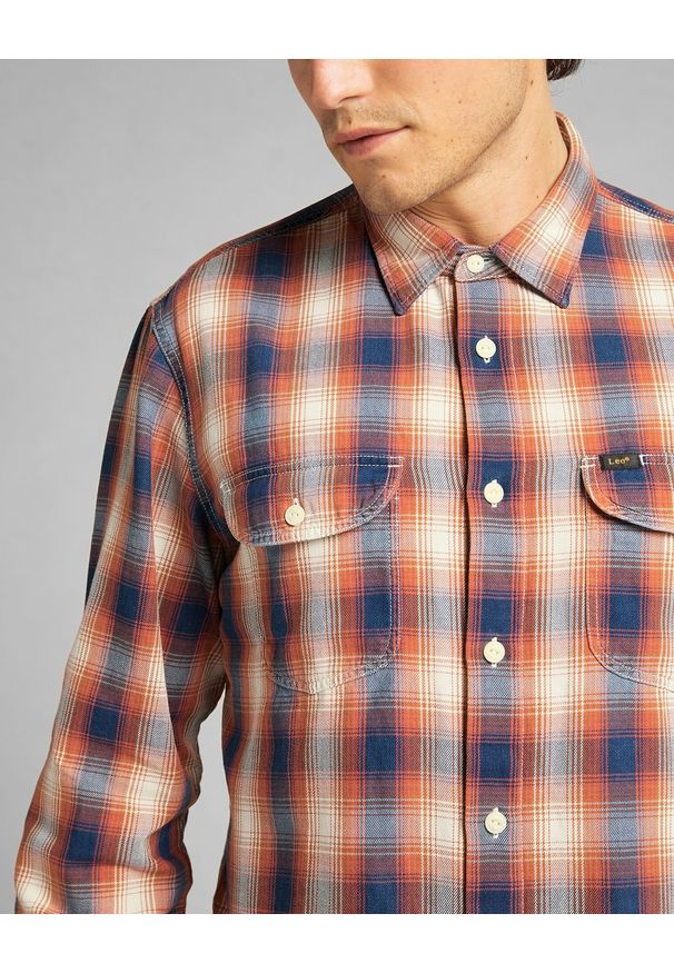 Lee - LEE WORKER SHIRT BURNT OCHRE L68HMJBH 112140615