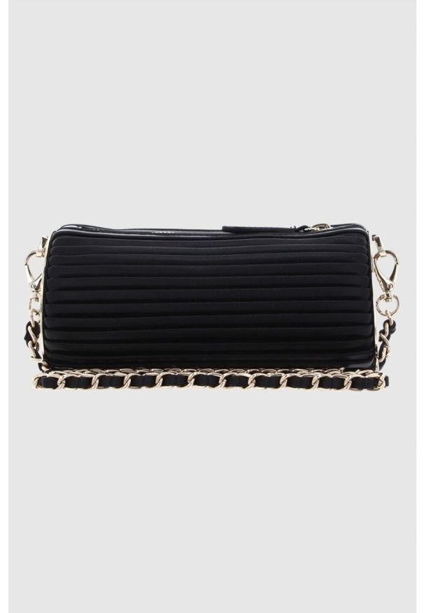 Valentino by Mario Valentino - VALENTINO Mała czarna torebka Frozen Pochette. Kolor: czarny. Styl: elegancki