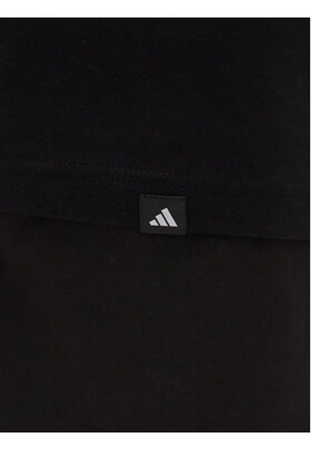 Adidas - adidas T-Shirt Lounge Slides Graphic Pocket JC5283 Czarny Regular Fit. Kolor: czarny. Materiał: bawełna
