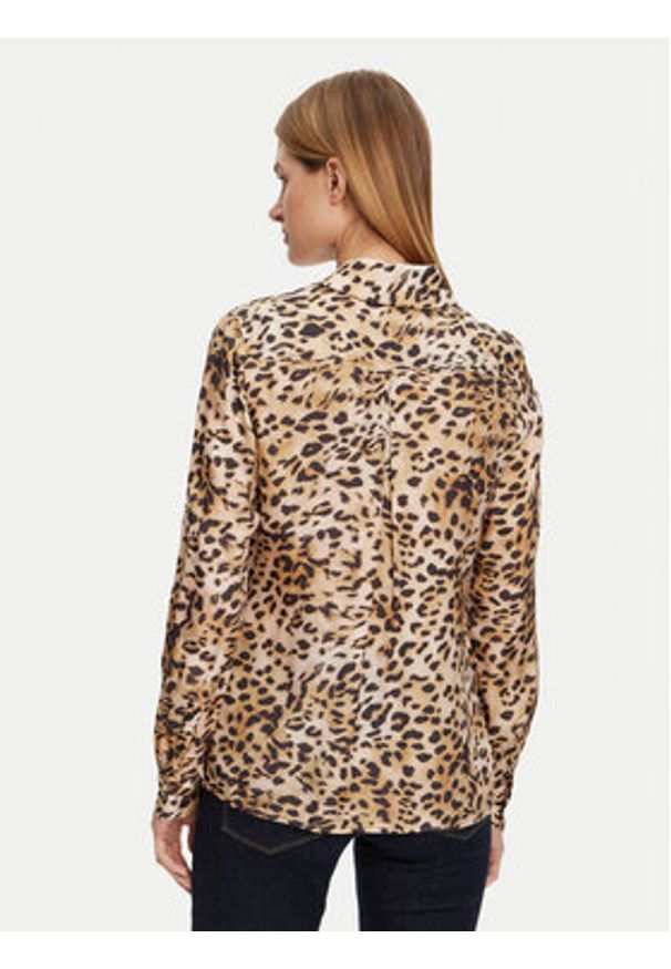 Guess Koszula W5GH83 WH5N2 Kolorowy Regular Fit. Materiał: lyocell. Wzór: kolorowy