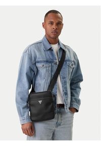 Guess Saszetka Certosa Saffiano Smart HMECSA P3123 Czarny. Kolor: czarny. Materiał: skóra #5