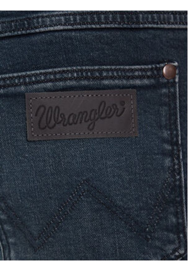 Wrangler Jeansy Greensboro 112370847 Granatowy Straight Fit. Kolor: niebieski