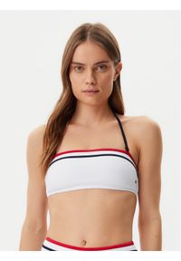 TOMMY HILFIGER - Tommy Hilfiger Góra od bikini UW0UW05873 Biały. Kolor: biały. Materiał: syntetyk #1