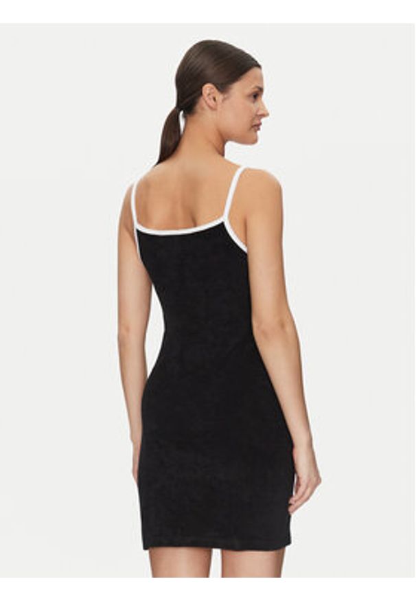 Guess Sukienka codzienna E5GK15 KCQV1 Czarny Bodycon Fit. Okazja: na co dzień. Kolor: czarny. Materiał: bawełna. Typ sukienki: proste, bodycon. Styl: casual