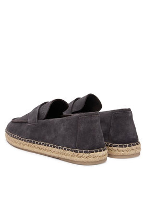 Calvin Klein Espadryle Espadrille Loafer Band Su HM0HM02072 Brązowy. Kolor: brązowy. Materiał: skóra, zamsz
