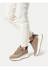Geox Sneakersy Spherica Actif x2 Abx D46WPD 0FU22 C6029 Brązowy. Kolor: brązowy. Materiał: materiał #4