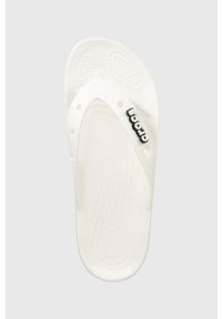 Crocs japonki Classic Crocs Flip kolor biały 207713 207713.100-WHITE. Kolor: biały. Materiał: materiał. Wzór: gładki #2