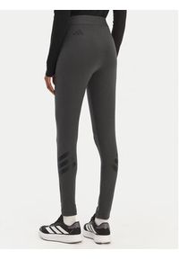 Adidas - adidas Legginsy Future Icons 3-Stripes KD7667 Szary Slim Fit. Kolor: szary. Materiał: bawełna #2