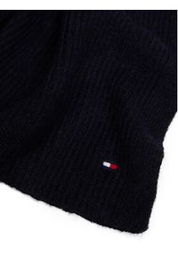 TOMMY HILFIGER - Tommy Hilfiger Szalik Flag Fluffy AW0AW17787 Granatowy. Kolor: niebieski. Materiał: poliester, materiał #6