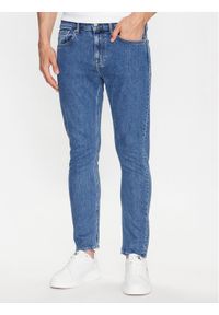 Calvin Klein Jeans Jeansy J30J323383 Granatowy Slim Fit. Kolor: niebieski