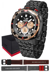 Zegarek męski Vostok Europe VK67-650E721B czarny. Kolor: czarny #1