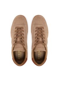 Guess Sneakersy FMJNIX SUE12 Brązowy jasny. Kolor: brązowy. Materiał: zamsz, skóra #4