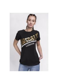 Koszulka damska Lonsdale Lanrick. Kolor: czarny #1