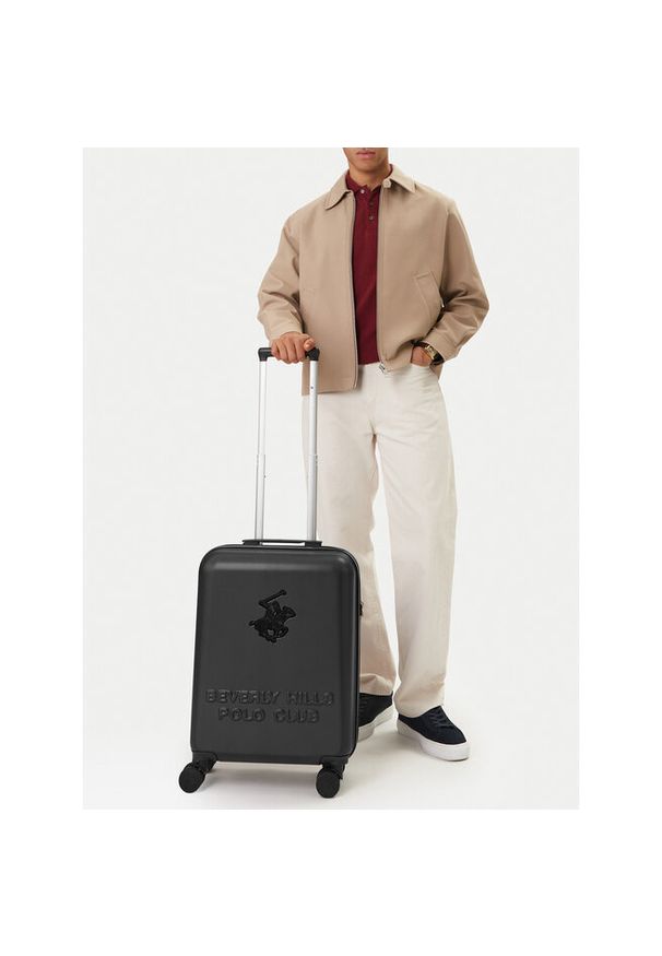 Walizka kabinowa Beverly Hills Polo Club. Kolor: czarny