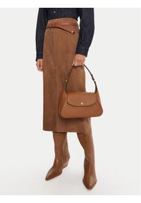 Lauren Ralph Lauren - LAUREN RALPH LAUREN Torebka 431969364002 Brązowy. Kolor: brązowy. Materiał: skórzane #1