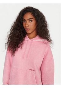 Tommy Jeans Bluza DW0DW21609 Różowy Boxy Fit. Kolor: różowy. Materiał: bawełna #3