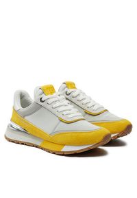 MICHAEL Michael Kors Sneakersy 43T4NVFS5D Żółty. Kolor: żółty. Materiał: zamsz, skóra #4