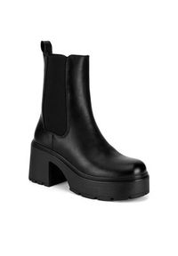 DeeZee Botki HY6085-2 Czarny. Kolor: czarny. Materiał: skóra #4