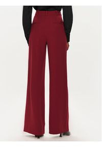 Calvin Klein Spodnie materiałowe K20K207155 Czerwony Wide Leg. Kolor: czerwony. Materiał: syntetyk