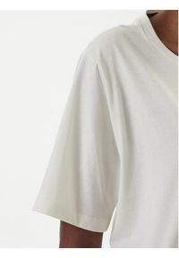 Liu Jo Sport T-Shirt TA6266 JS923 Écru Regular Fit. Kolor: kremowy. Materiał: bawełna. Styl: sportowy #5