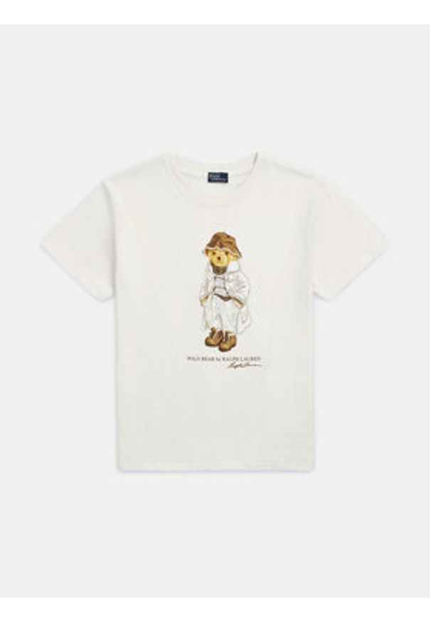Polo Ralph Lauren T-Shirt 211947961001 Biały Regular Fit. Typ kołnierza: polo. Kolor: biały. Materiał: bawełna